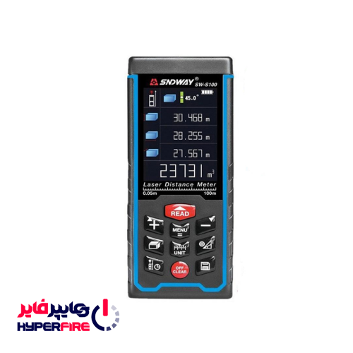 متر لیزری 100 متر SNDWAY مدل SW-S100 متر لیزری 100 متر SNDWAY مدل SW-S100