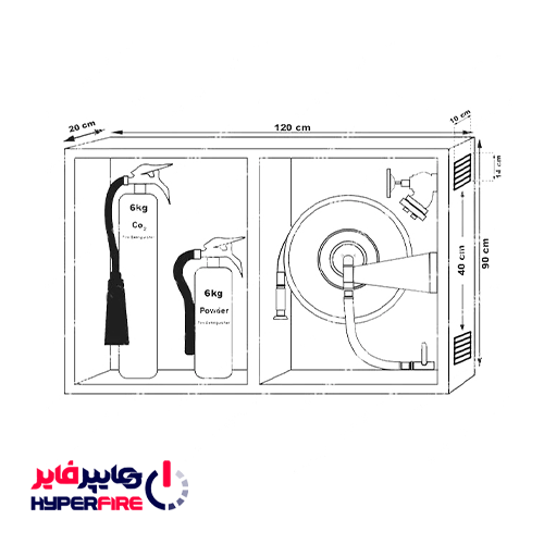 جعبه دو کابین فولادی پامچال